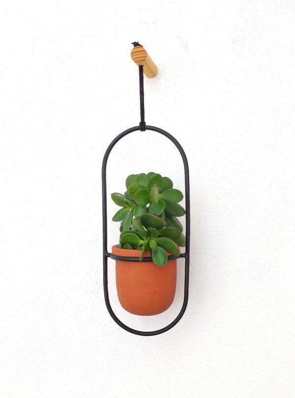 Pack Maceta colgante + Soporte de pared